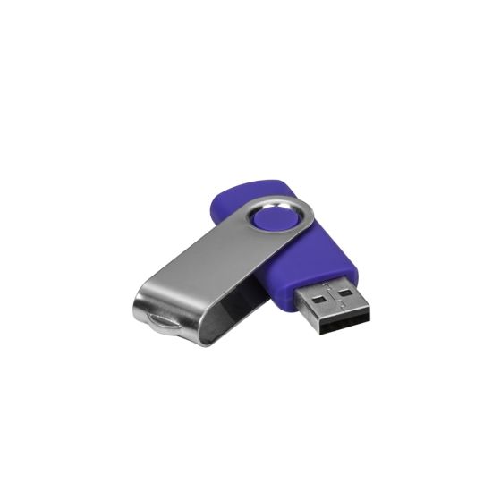 Pen Drive Giratório Metálico 16GB