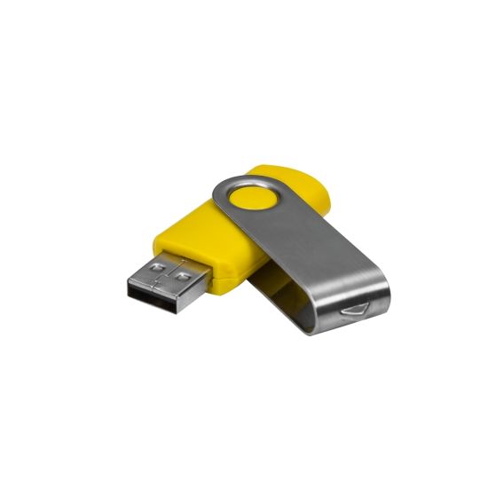 Pen Drive Giratório Metálico 16GB