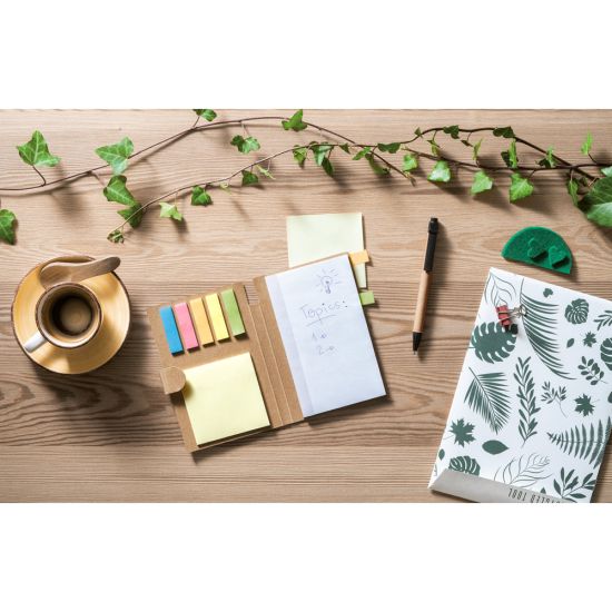 Kit Bloco de Anotações, Caderno e Caneta Cooper