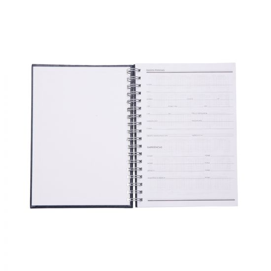 Caderno de Couro Sintético