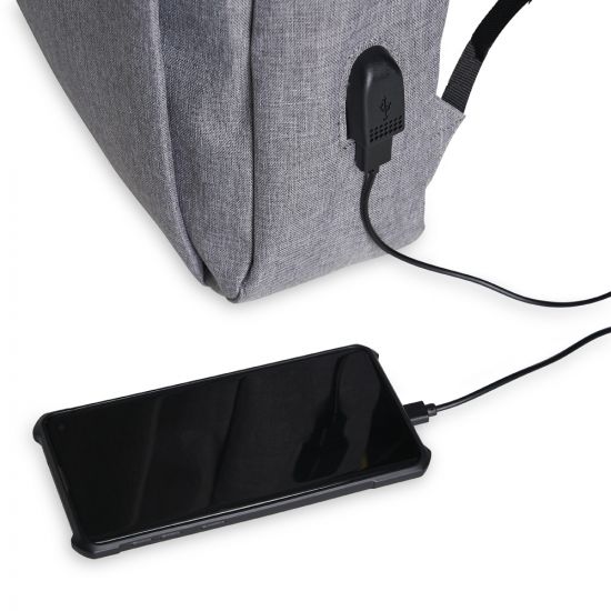 Mochila de Nylon USB 21L