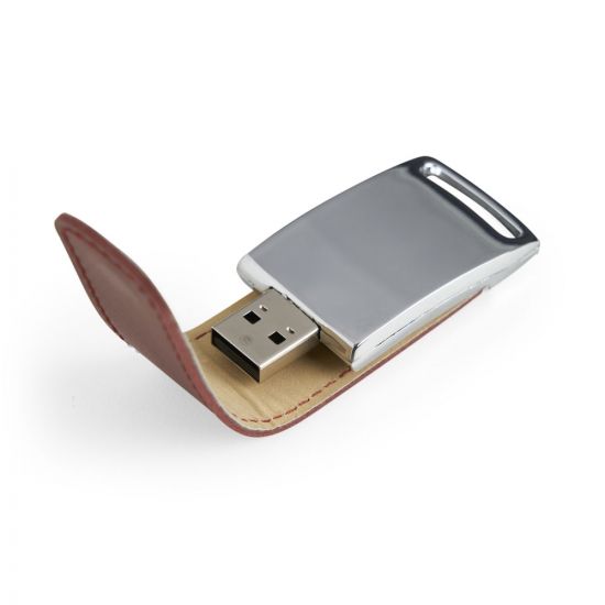 Pen Drive de Couro 4GB/8GB