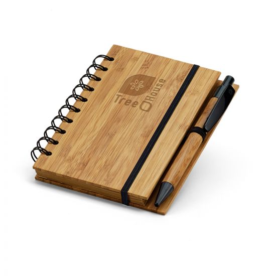 Kit Caderno e Caneta Bambu Dickens