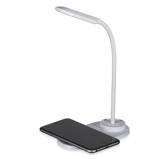 Luminária Led de Mesa e Carregador Wireless