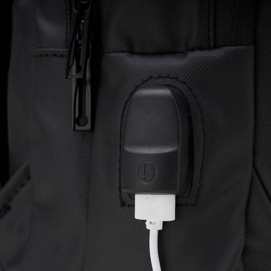 Mochila Couro Sintético USB 17 Litros