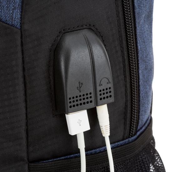 Mochila para Notebook com saída USB e Áudio