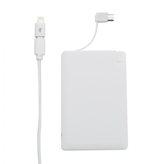 Power Bank Bateria Portátil Formato Cartão