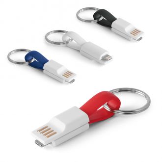 Chaveiro Plástico PVC com Cabo USB Riemann