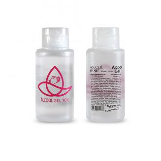 Álcool Gel 70% Antisséptico 60ml HEALTY 60