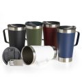 Caneca Térmica Inox com Abridor 500ml