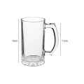 Caneca de Chopp de Vidro 500ml