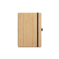 Conjunto de caderno A5 em bambu