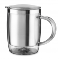 Caneca Plástica com Inox 400ml